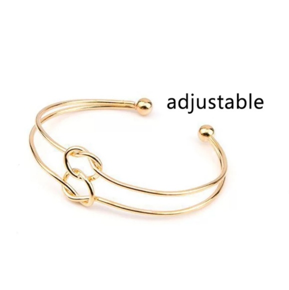 3 Piece Bracelet Bangle Anklet Set Gold Color - Picture 6 of 7